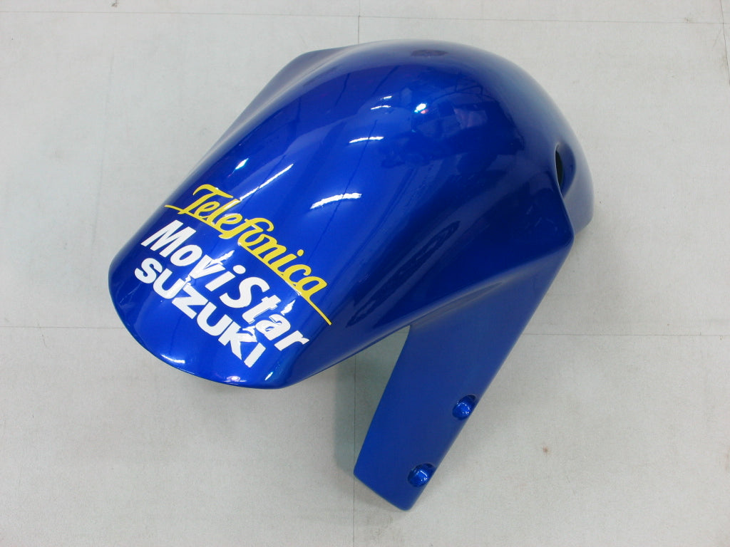 Carénages Amotopart 2000-2002 Suzuki GSXR 1000 Bleu Movistar Generic