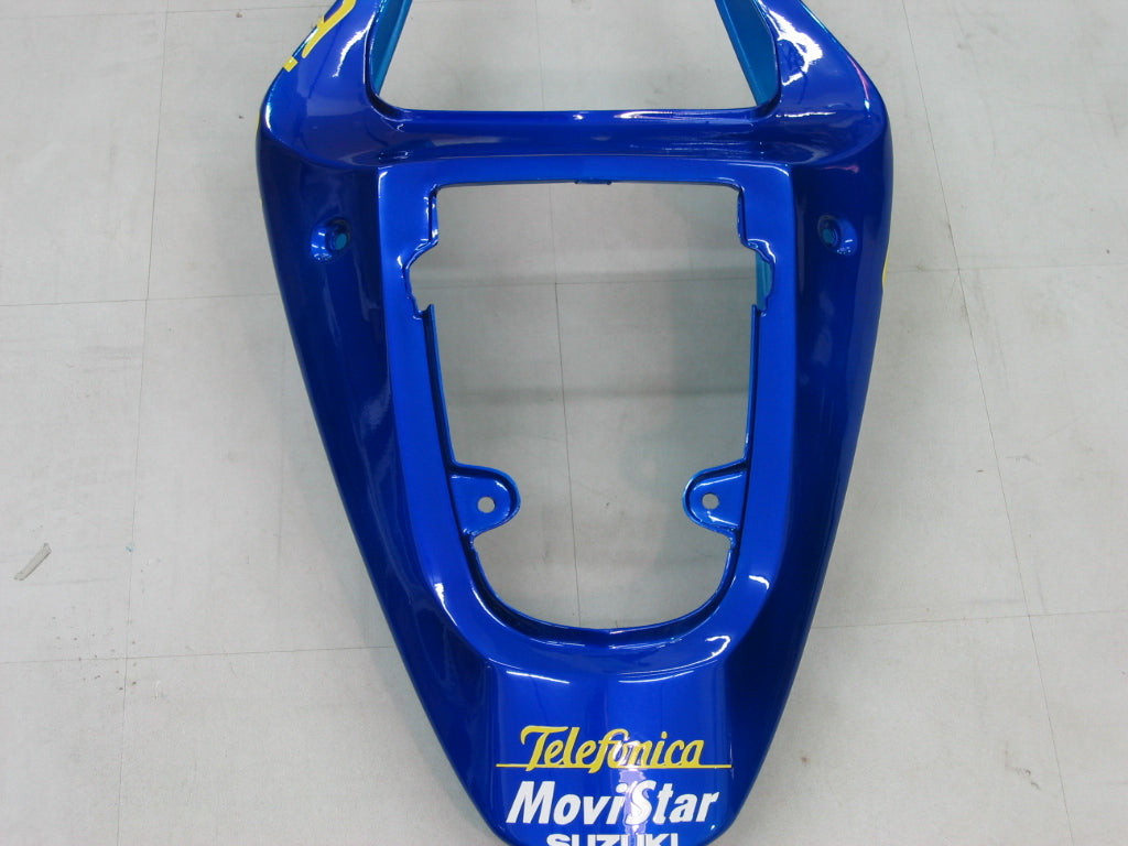 Carénages Amotopart 2000-2002 Suzuki GSXR 1000 Bleu Movistar Generic
