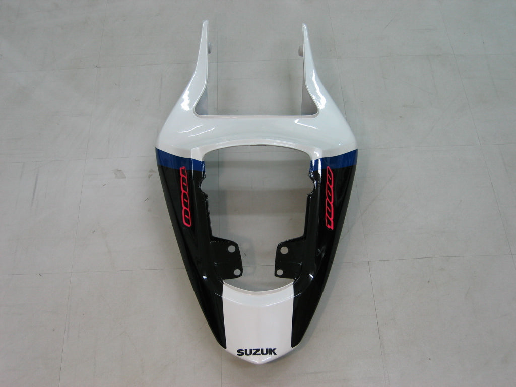 Amotopart Carénages 2003-2004 Suzuki GSXR 1000 Blanc & Bleu GSXR Generic