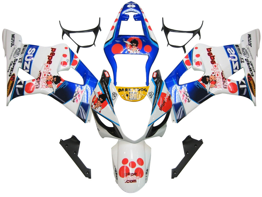 Carene Amotopart 2003-2004 Suzuki GSXR 1000 Pepephone Multicolor Generico