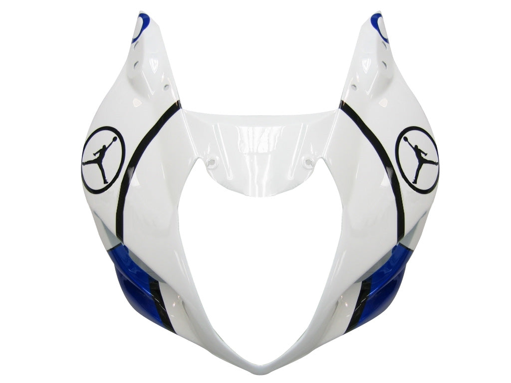 Carenados Amotopart 2003-2004 Suzuki GSXR 1000 Blanco y Azul Jordan Genérico
