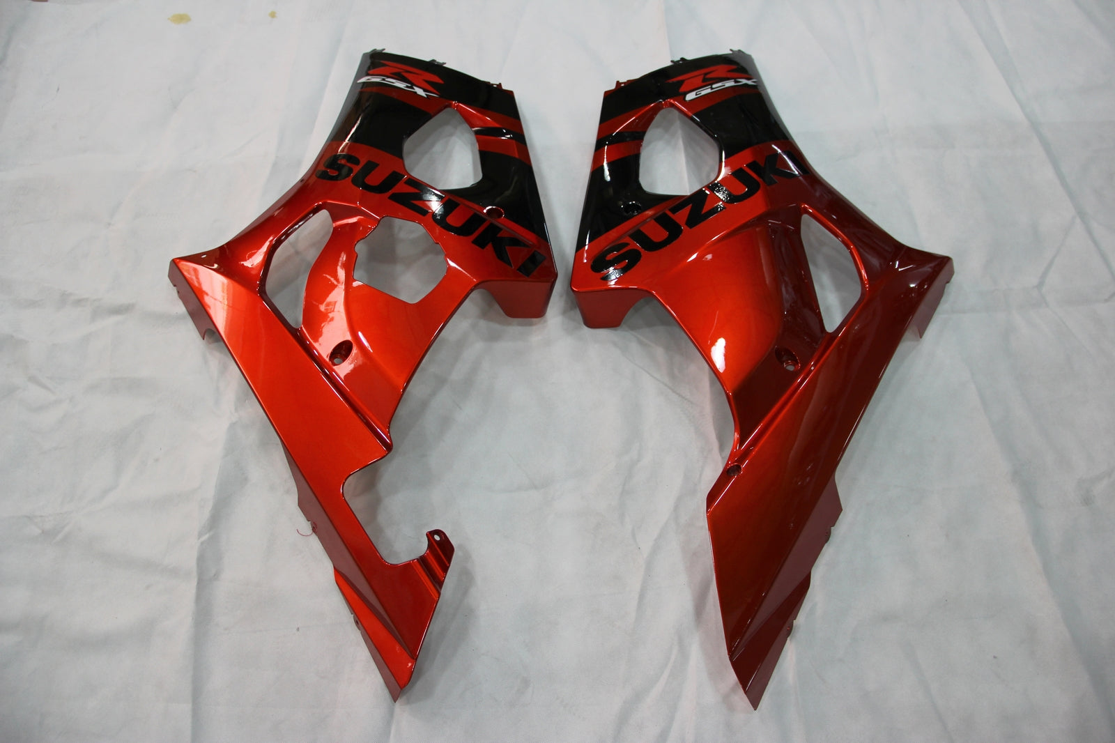 Carénages Amotopart 2003-2004 Suzuki GSXR 1000 Noir Rouge GSXR Generic