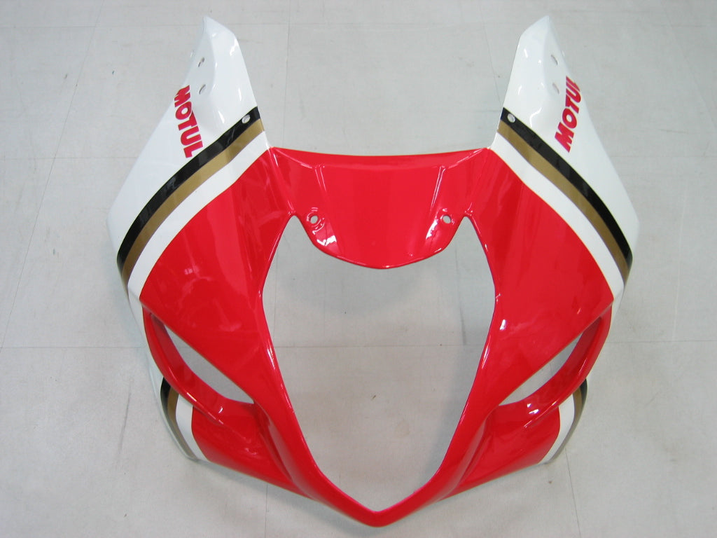 Amotopart stroomlijnkappen 2003-2004 Suzuki GSXR 1000 wit en rood Lucky Strike generiek