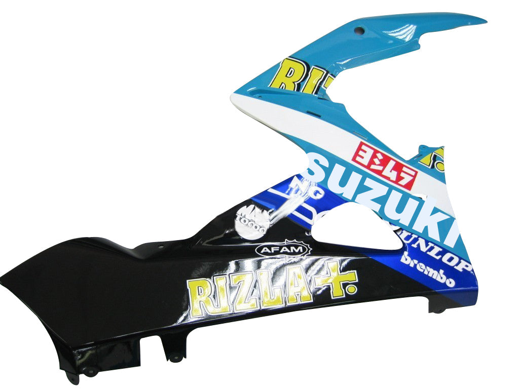 Carenados Amotopart 2005-2006 Suzuki GSXR 1000 Azul Negro Rizla Genérico