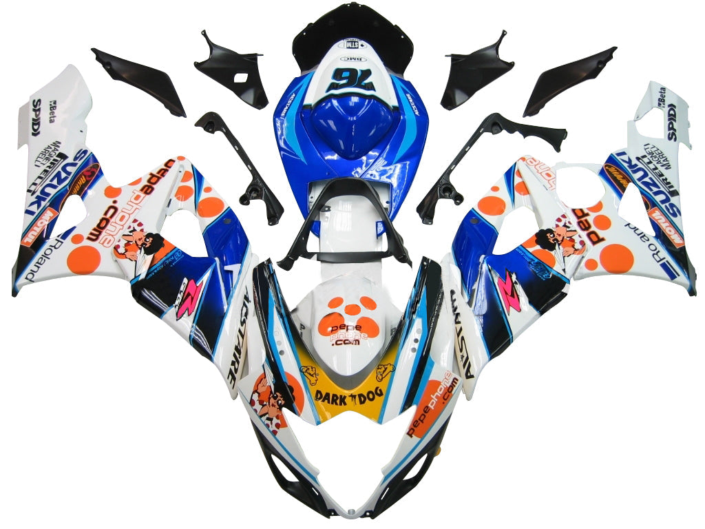 Carene Amotopart 2005-2006 Suzuki GSXR 1000 Pepephone Multicolor Generico