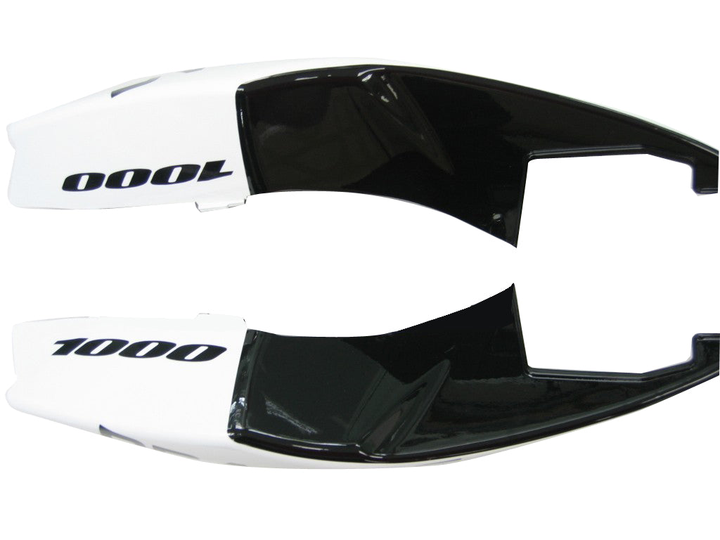 Carenado Amotopart 2005-2006 Suzuki GSXR 1000 Blanco y Plata GSXR Genérico