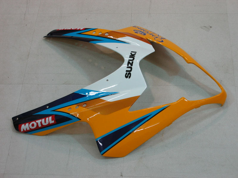 Carenados Amotopart 2005-2006 Suzuki GSXR 1000 Azul Amarillo Alstare Corona Genérico