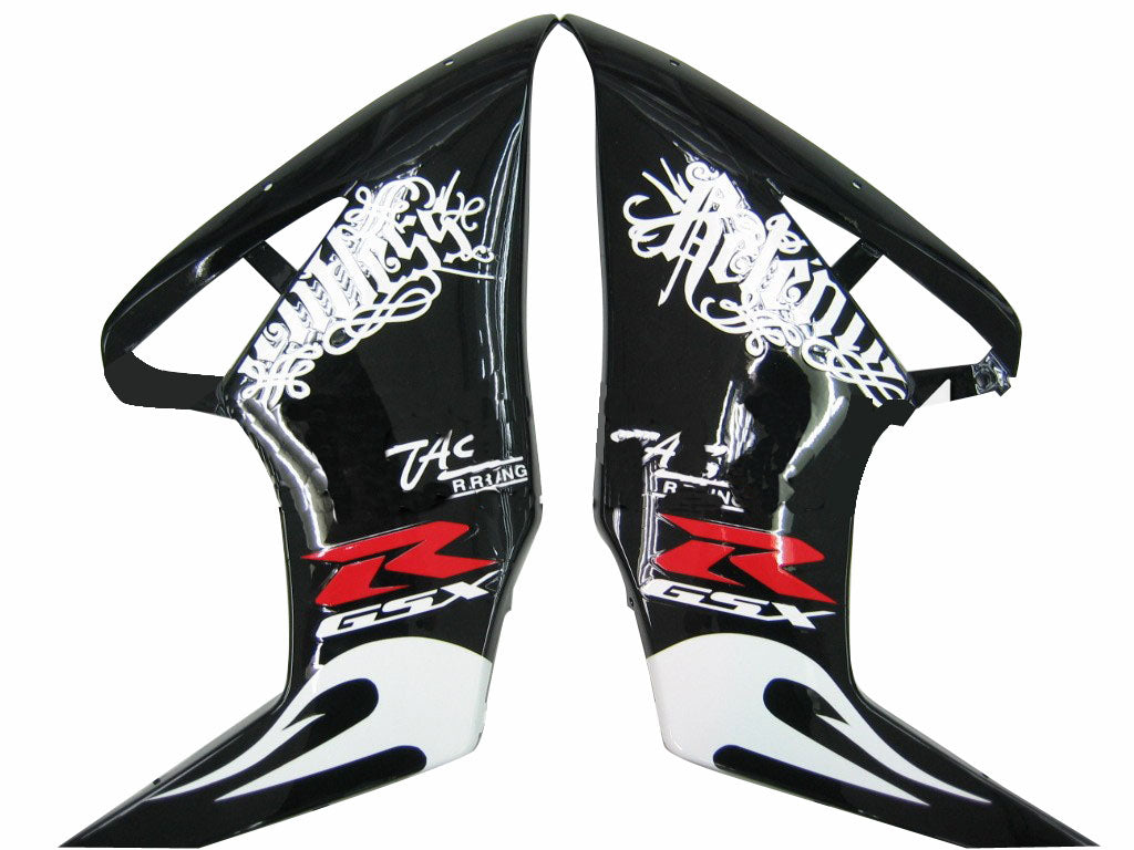 Amotopart Stroomlijnkappen 2005-2006 Suzuki GSXR 1000 Zwart Wit Suzuki GSXR Generiek