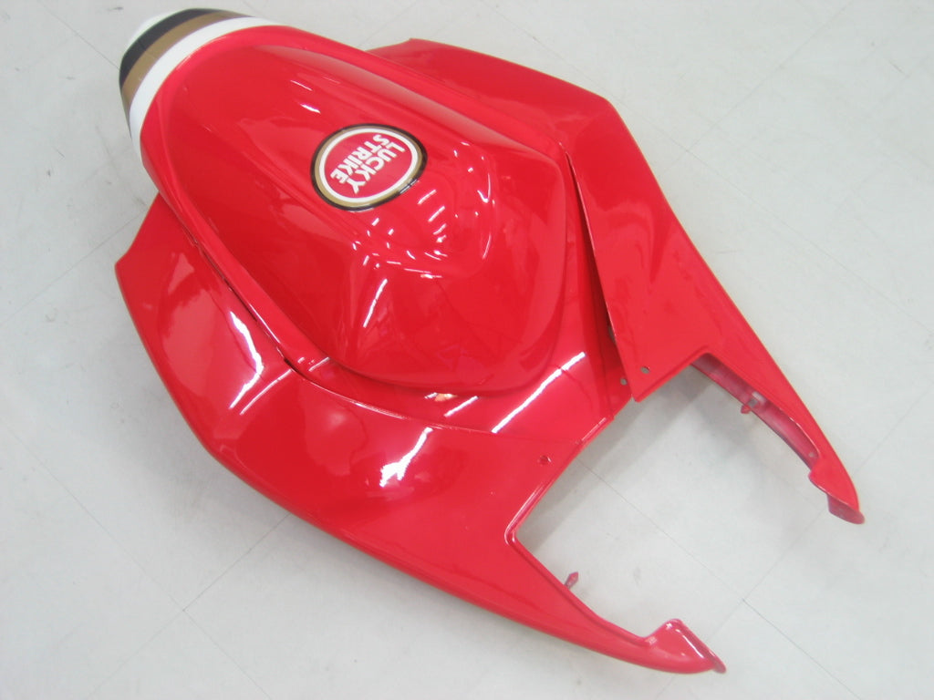 Carenados Amotopart 2005-2006 Suzuki GSXR 1000 Blanco y Rojo Lucky Strike Genérico