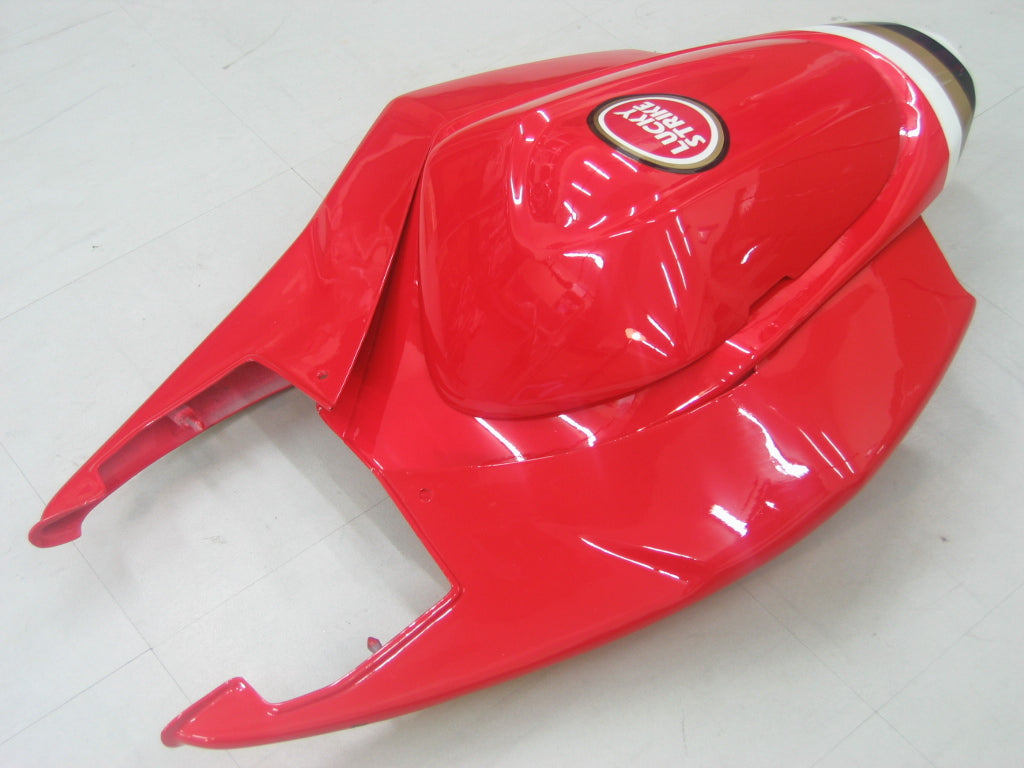 Carenados Amotopart 2005-2006 Suzuki GSXR 1000 Blanco y Rojo Lucky Strike Genérico