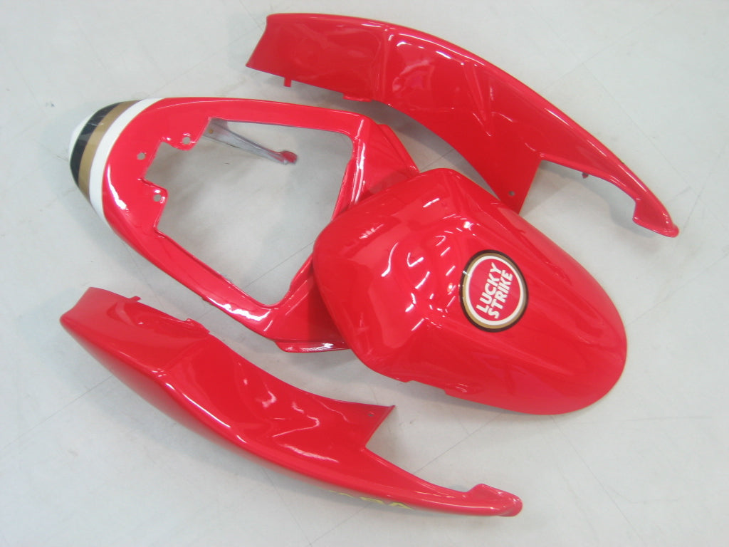 Carenados Amotopart 2005-2006 Suzuki GSXR 1000 Blanco y Rojo Lucky Strike Genérico
