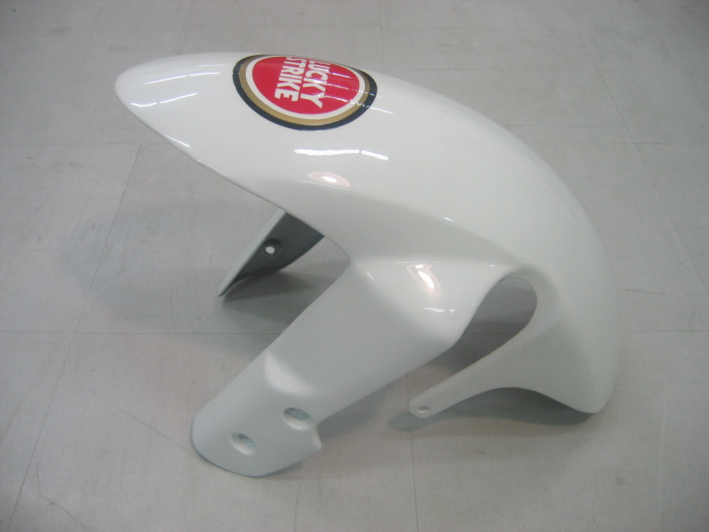 Carenados Amotopart 2005-2006 Suzuki GSXR 1000 Blanco y Rojo Lucky Strike Genérico
