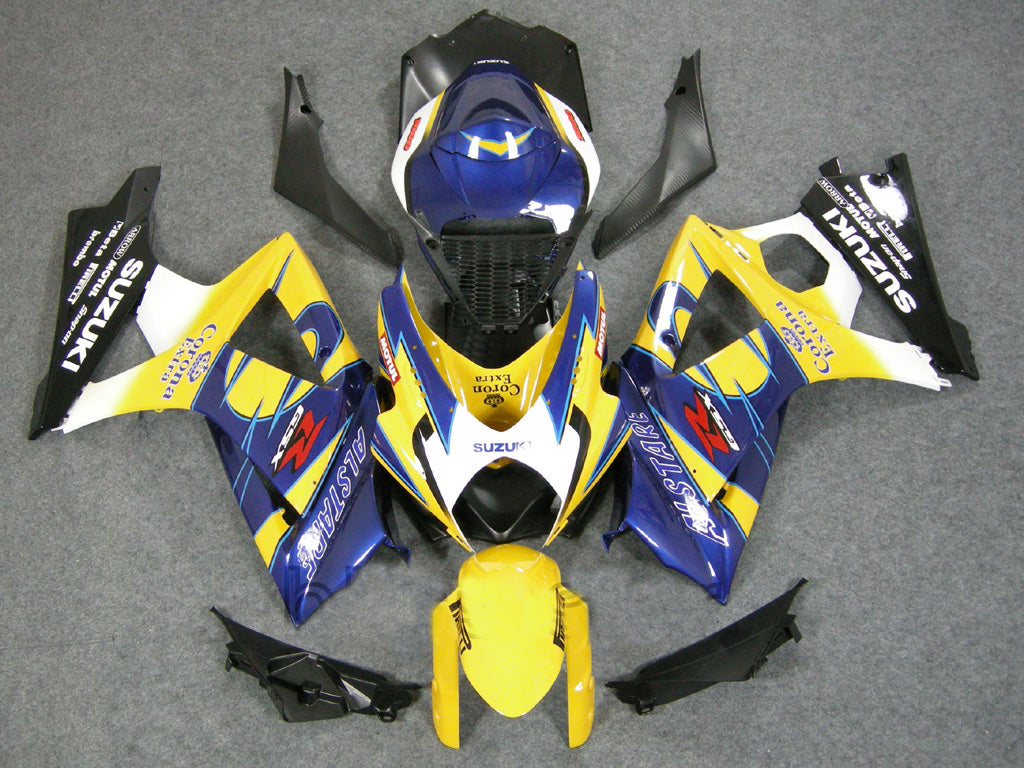 Amotopart Kuip 2007-2008 Suzuki GSXR 1000 Geel en Blauw Alstare Generiek