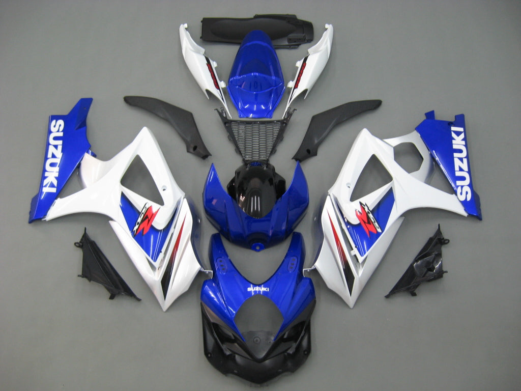 Carene Amotopart 2007-2008 Suzuki GSXR 1000 Blu e Bianco GSXR Generico