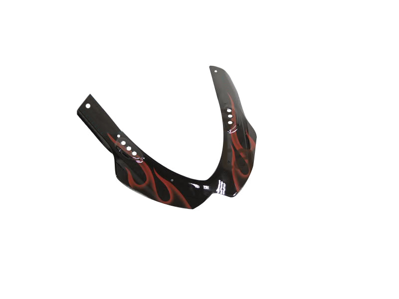 Amotopart stroomlijnkappen 2009-2016 Suzuki GSXR 1000 zwart en rode vlam generiek