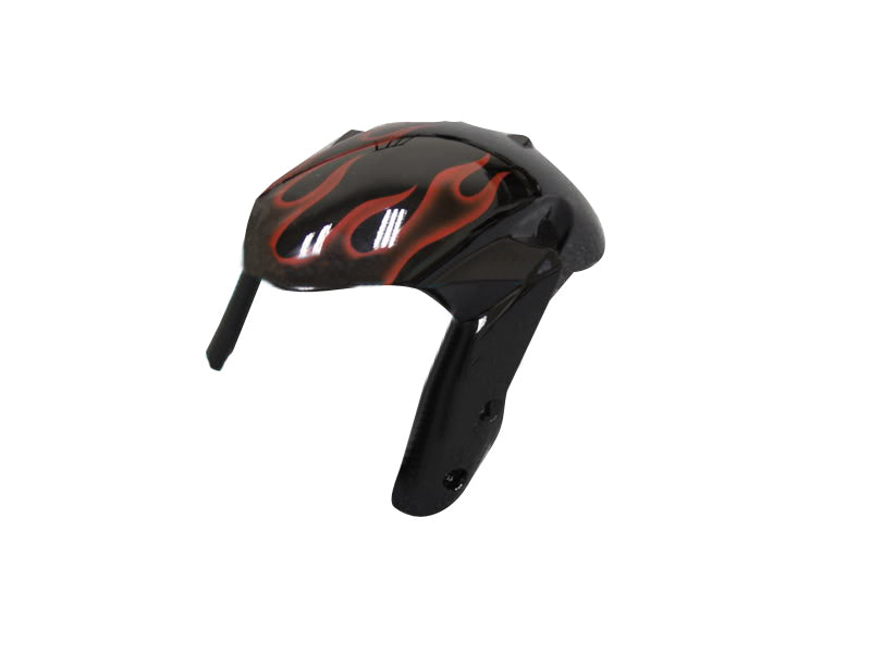 Amotopart stroomlijnkappen 2009-2016 Suzuki GSXR 1000 zwart en rode vlam generiek