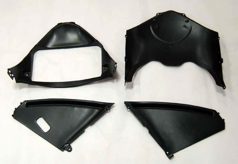 Carene Amotopart 2008-2020 Suzuki GSX 1300 Hayabusa Arancione metallizzato e nero Hayabusa generico