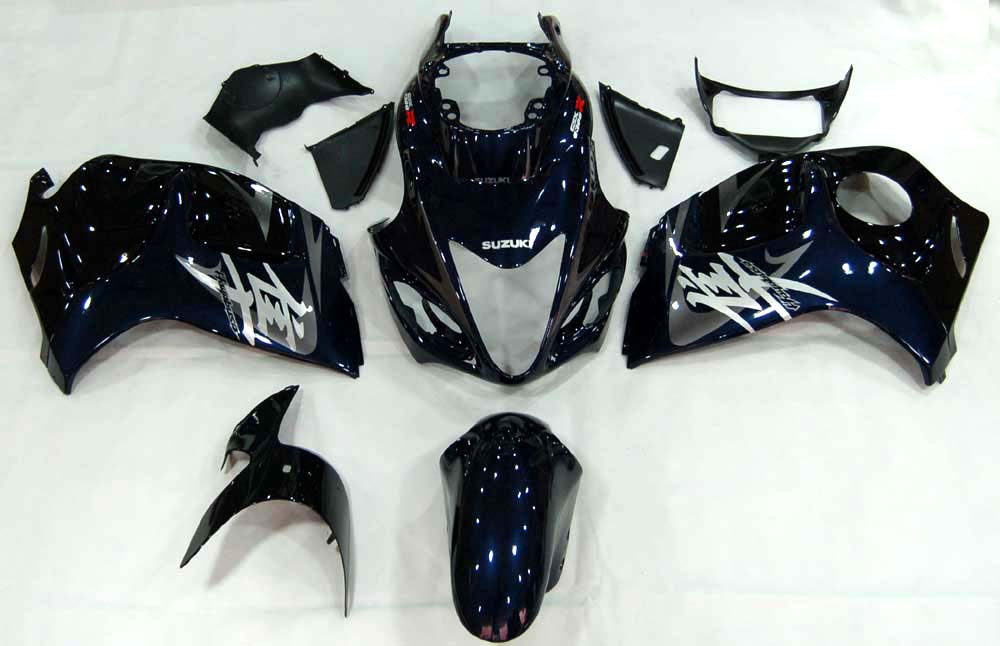 Amotopart Stroomlijnkappen 2008-2020 Suzuki GSX 1300 Hayabusa Donkerblauw Metallic Hayabusa Generiek