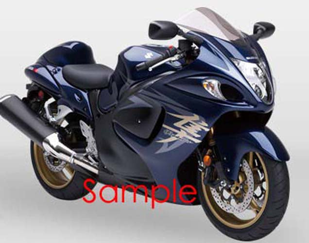 Amotopart Stroomlijnkappen 2008-2020 Suzuki GSX 1300 Hayabusa Donkerblauw Metallic Hayabusa Generiek
