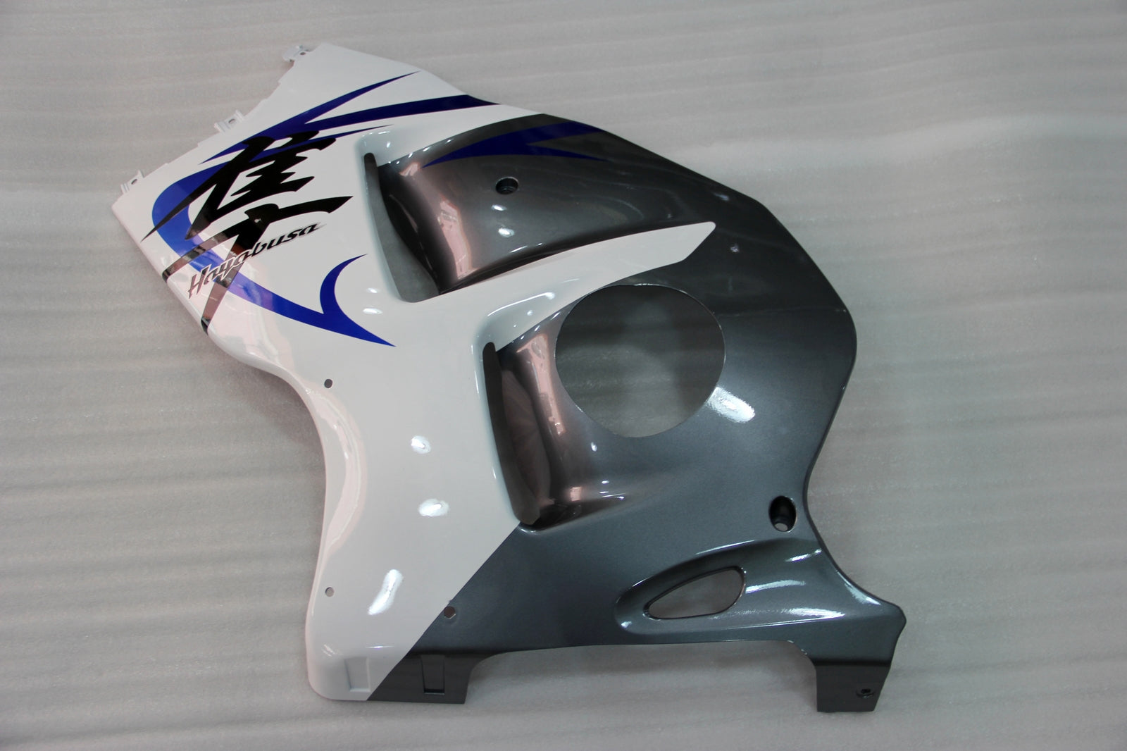 Amotopart Stroomlijnkappen 2008-2020 Suzuki GSX 1300 Hayabusa Wit Grijs Blauw Generiek