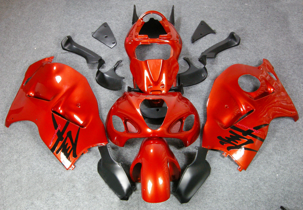 Amotopart stroomlijnkappen 1999-2007 Suzuki GSX1300 Hayabusa oranje metallic Hayabusa generiek
