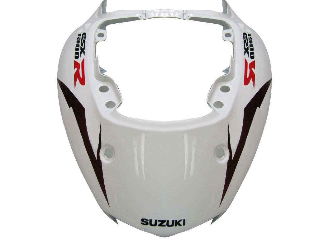 Amotopart Carena 1999-2007 Suzuki GSX 1300 Hayabusa Bianco e Argento Hayabusa Generico