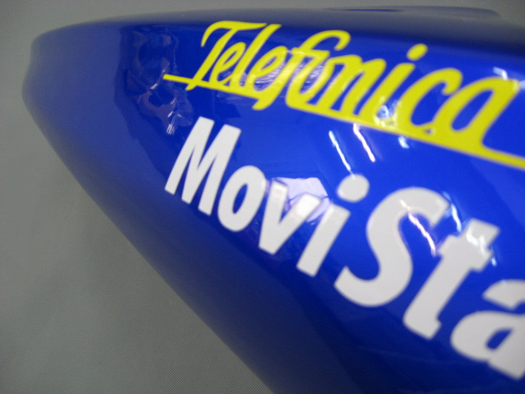 For GSXR600 2001-2003 Bodywork Fairing Blue ABS Injection Molded Plastics Set