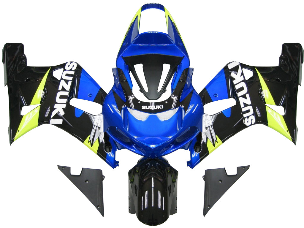Amotopart Carénages 2001-2003 Suzuki GSXR 600 Bleu & Noir GSXR Generico