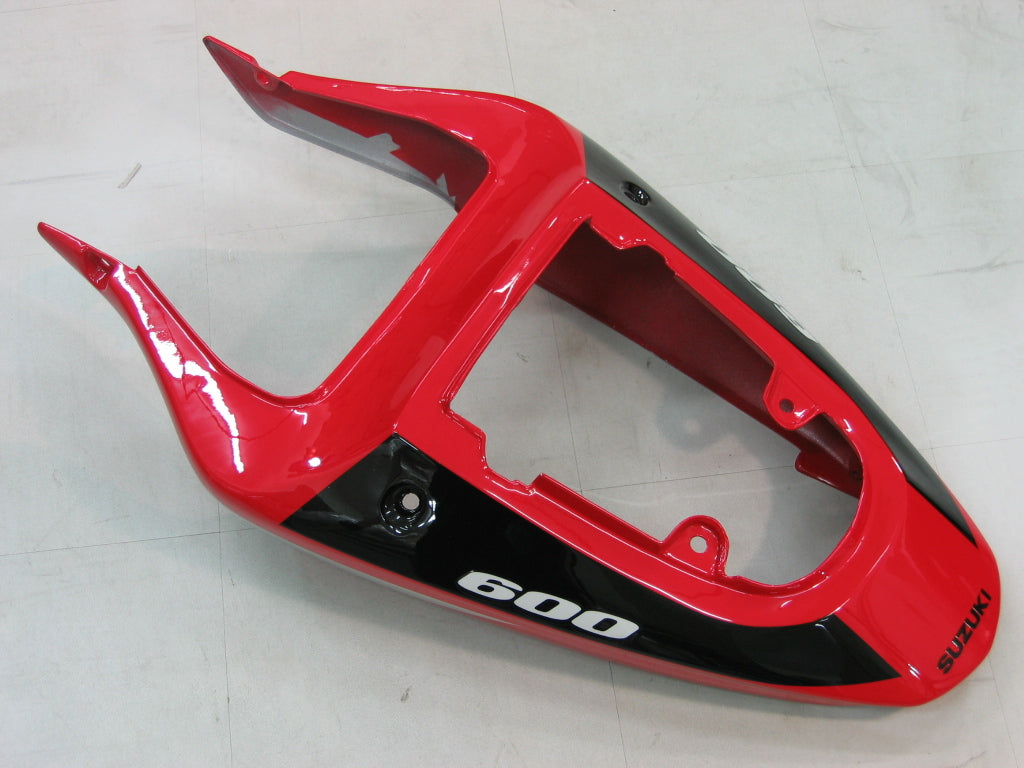 Carenados Amotopart 2001-2003 Suzuki GSXR 600 Plata Rojo Negro GSXR Genérico