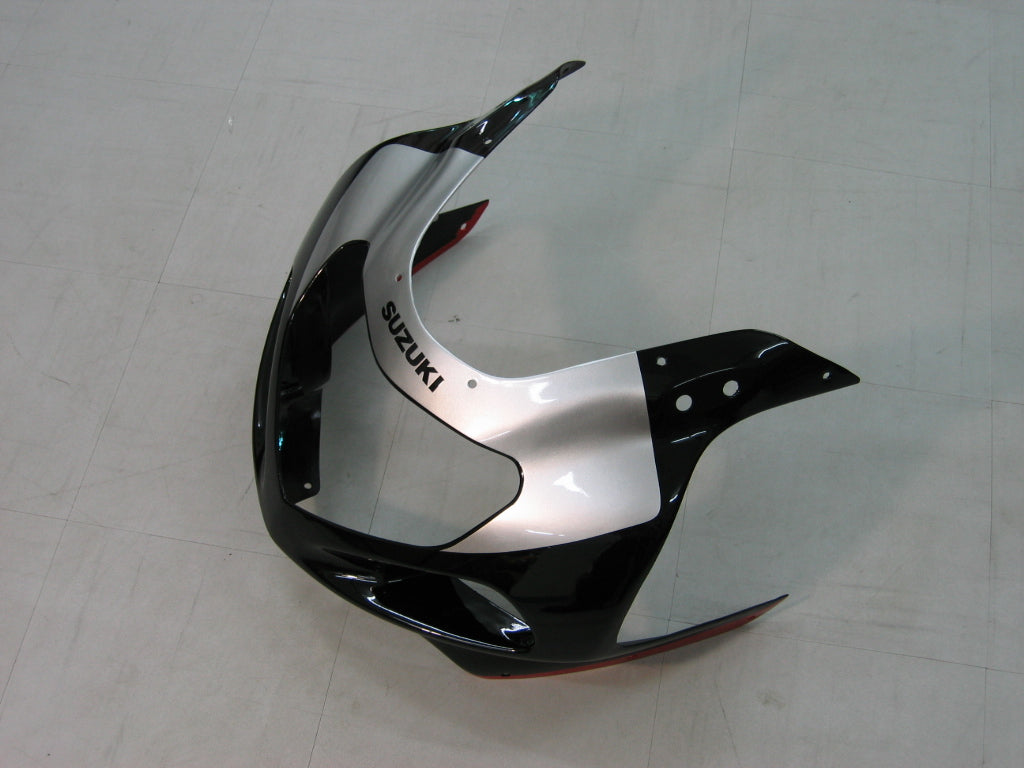 Carenados Amotopart 2001-2003 Suzuki GSXR 600 Plata Rojo Negro GSXR Genérico