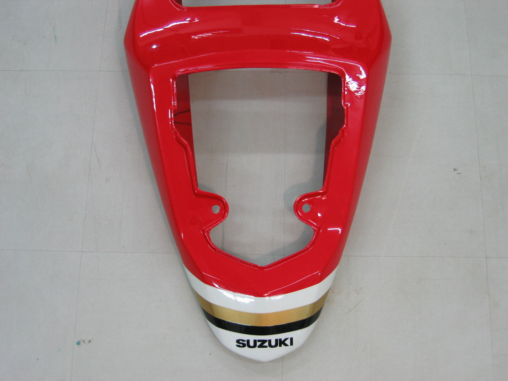 Amotopart Carénages 2004-2005 Suzuki GSXR 600 750 Blanc & Rouge Lucky Strike Generic