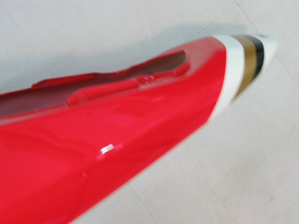 Amotopart Carénages 2004-2005 Suzuki GSXR 600 750 Blanc & Rouge Lucky Strike Generic