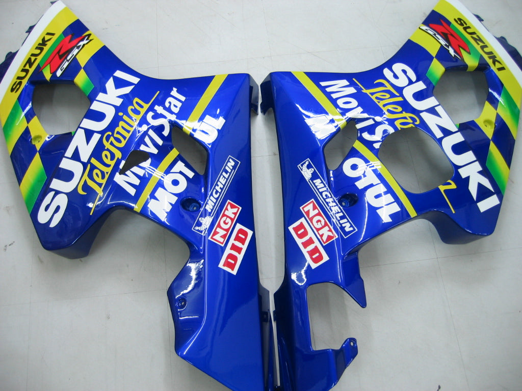 Amotopart stroomlijnkappen 2004-2005 Suzuki GSXR 600 750 Blauw Movistar GSXR Generiek