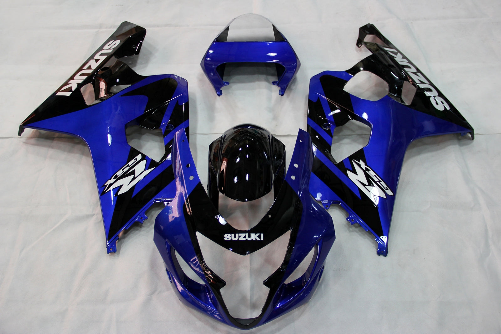 Amotopart Stroomlijnkappen 2004-2005 Suzuki GSXR 600 750 Blauw Zwart GSXR Generiek