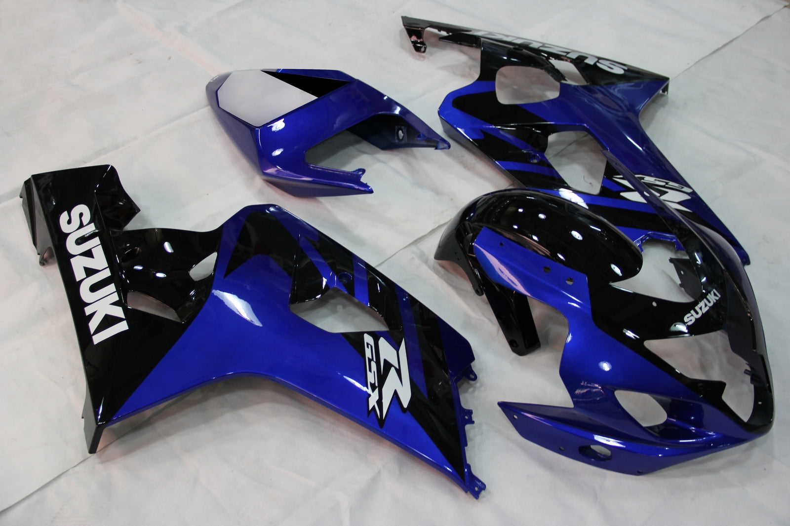 Amotopart Stroomlijnkappen 2004-2005 Suzuki GSXR 600 750 Blauw Zwart GSXR Generiek