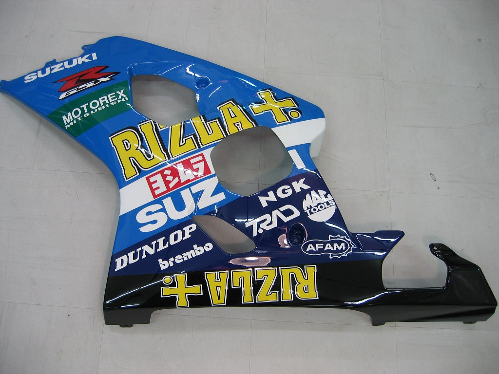 Amotopart stroomlijnkappen 2004-2005 Suzuki GSXR 600 750 Blauw Rizla GSXR Generiek