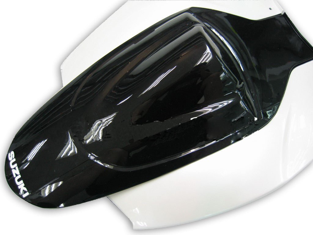 Carenados Amotopart 2006-2007 Suzuki GSXR 600 750 Negro y Blanco GSXR Genérico