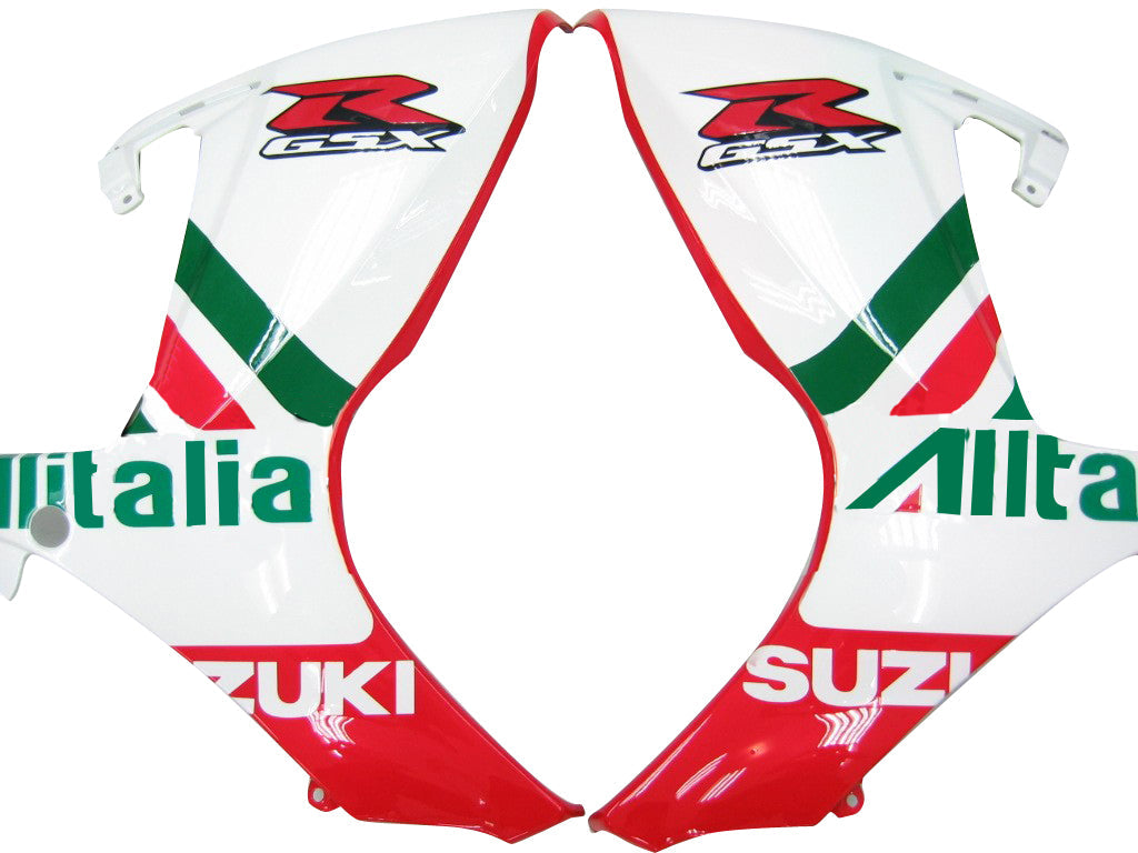 Amotopart Stroomlijnkappen 2006-2007 Suzuki GSXR 600 750 Wit Rood Groen Alitalia Generiek