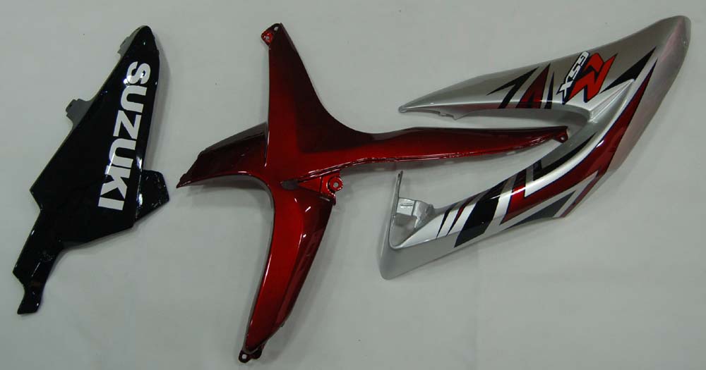Amotopart stroomlijnkappen 2008-2010 Suzuki GSXR 600 750 zilver rood GSXR generiek