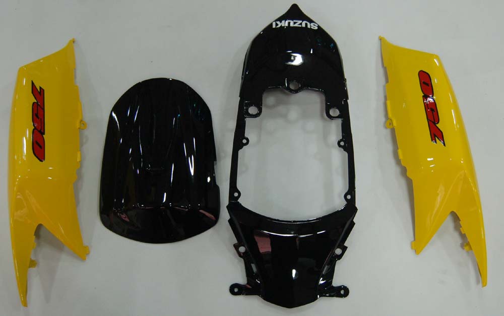 Amotopart kuip 2008-20 10 Suzuki GSXR 600 750 zwart en geel GSXR generiek