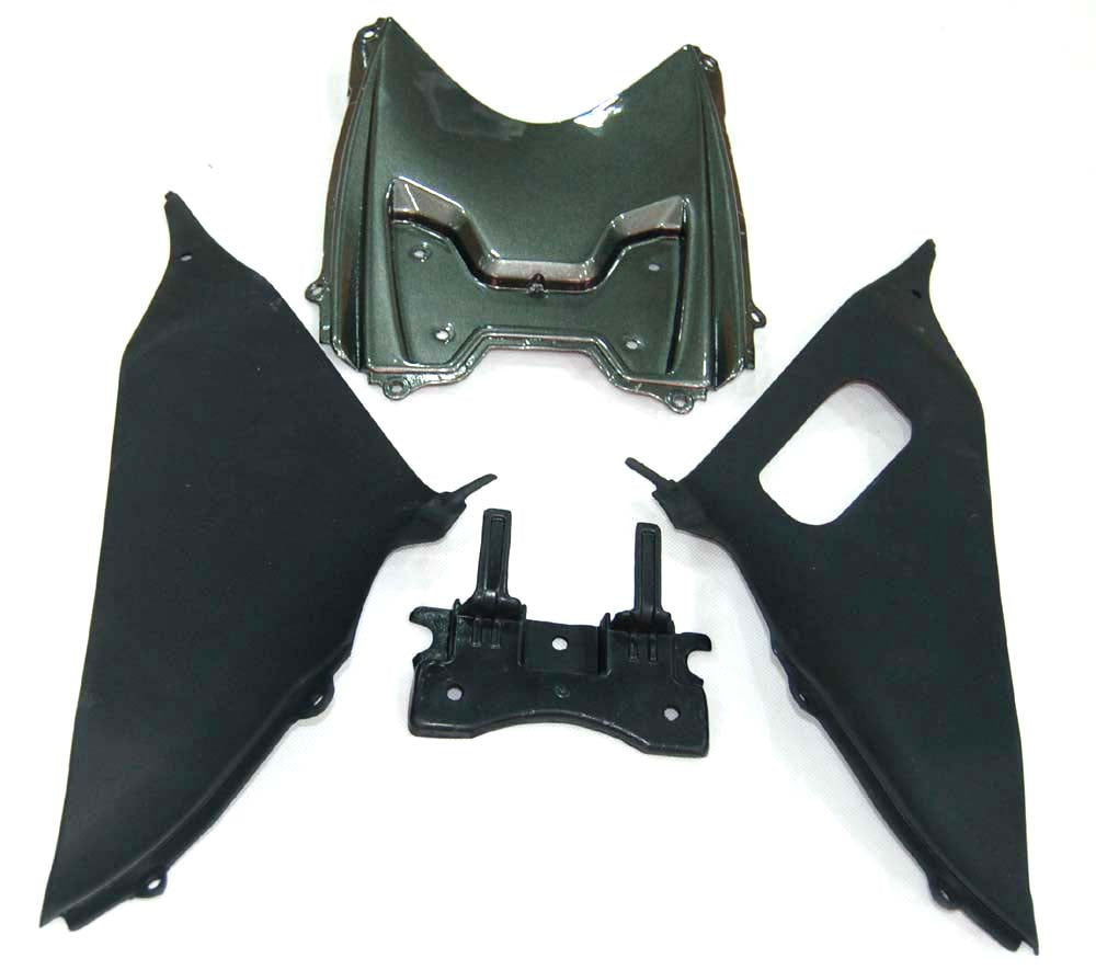 Amotopart stroomlijnkappen 2008-2010 Suzuki GSXR 600 750 wit en zilver GSXR generiek