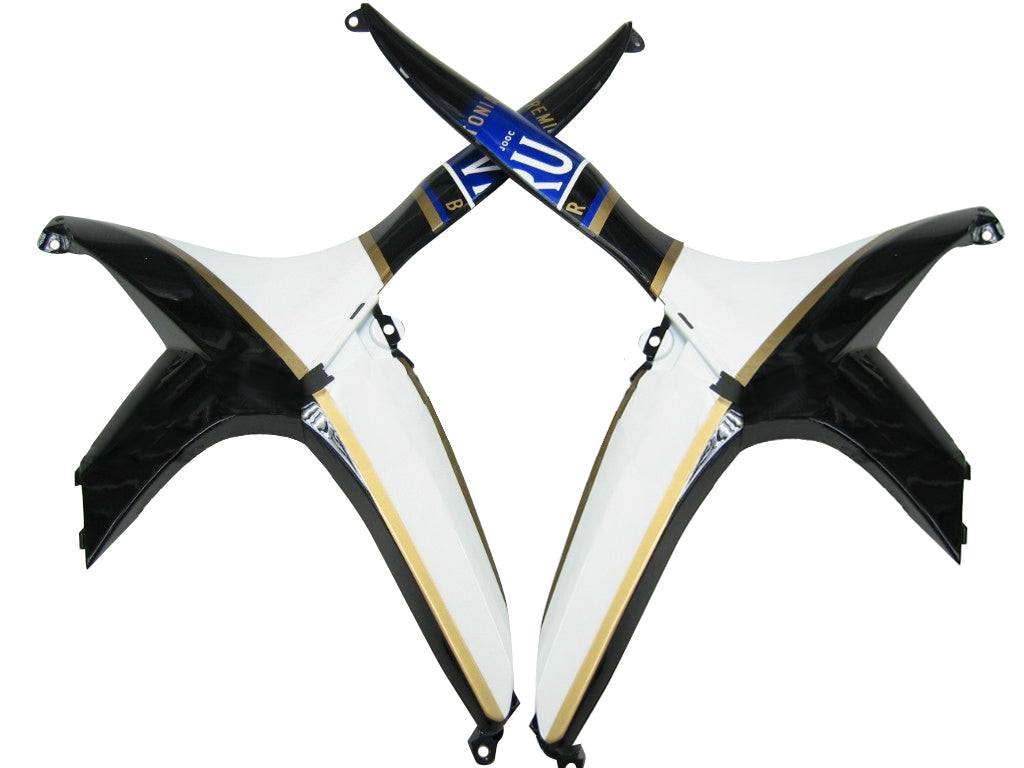 Amotopart Stroomlijnkappen 2008-2010 Suzuki GSXR 600 750 Zwart Wit Suzuki Generiek