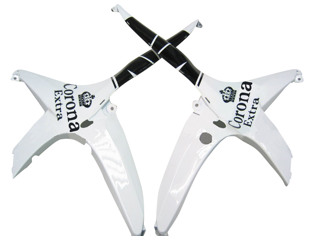 Amotopart Stroomlijnkappen 2008-2010 Suzuki GSXR 600 750 Zwart Wit Alstare Corona Generiek