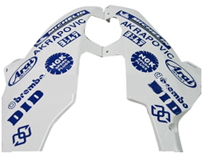 Amotopart Stroomlijnkappen 2008-2010 Suzuki GSXR 600 750 Wit Blauw Jordan Generiek