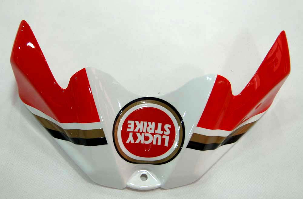 Amotopart stroomlijnkappen 2008-2010 Suzuki GSXR 600 750 wit rood Lucky Strike generiek