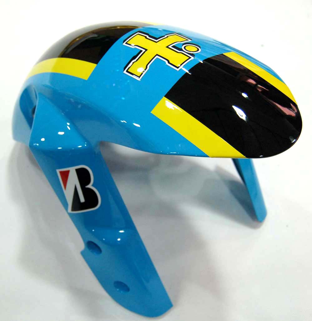 Amotopart stroomlijnkappen 2008-2010 Suzuki GSXR 600 750 blauw geel Rizla generiek