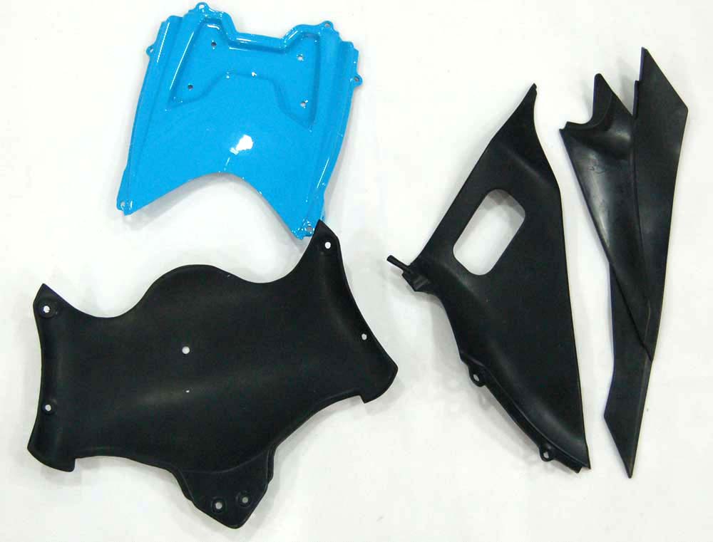 Amotopart stroomlijnkappen 2008-2010 Suzuki GSXR 600 750 blauw geel Rizla generiek