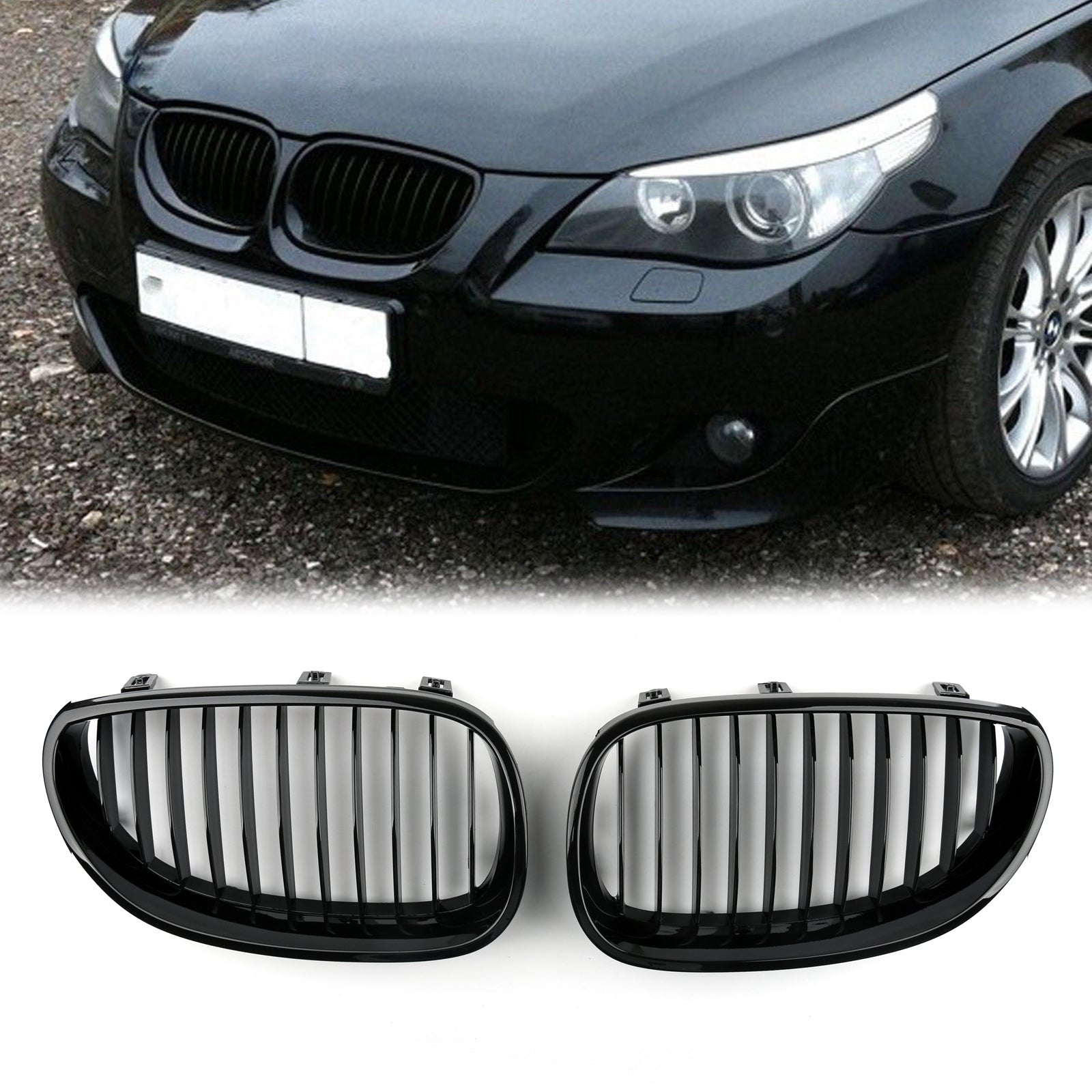 Grille anteriore anteriore prima del 2003-2010 BMW E60 E61 Serie 5 (2003-2010) Generico