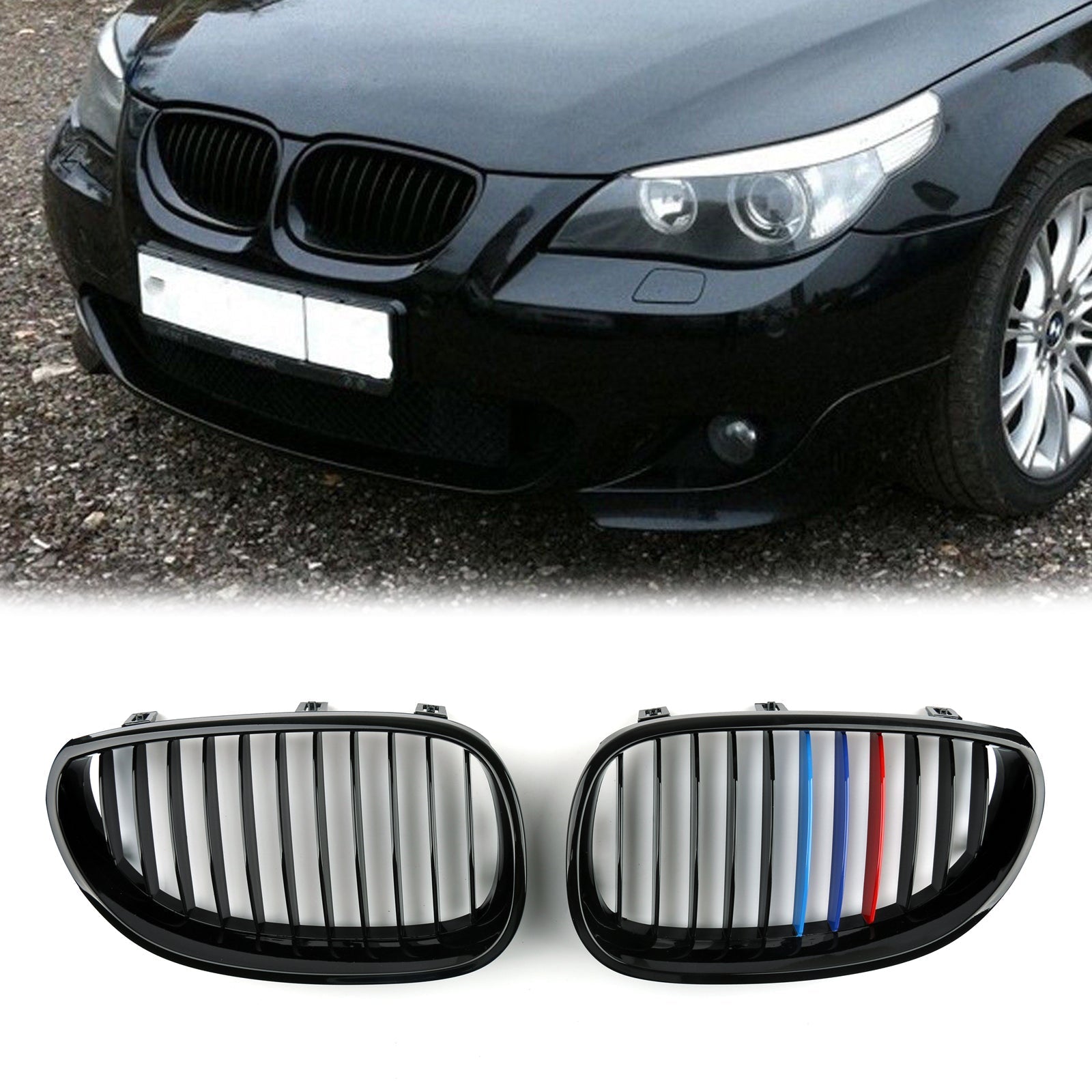 Grille anteriore anteriore prima del 2003-2010 BMW E60 E61 Serie 5 (2003-2010) Generico