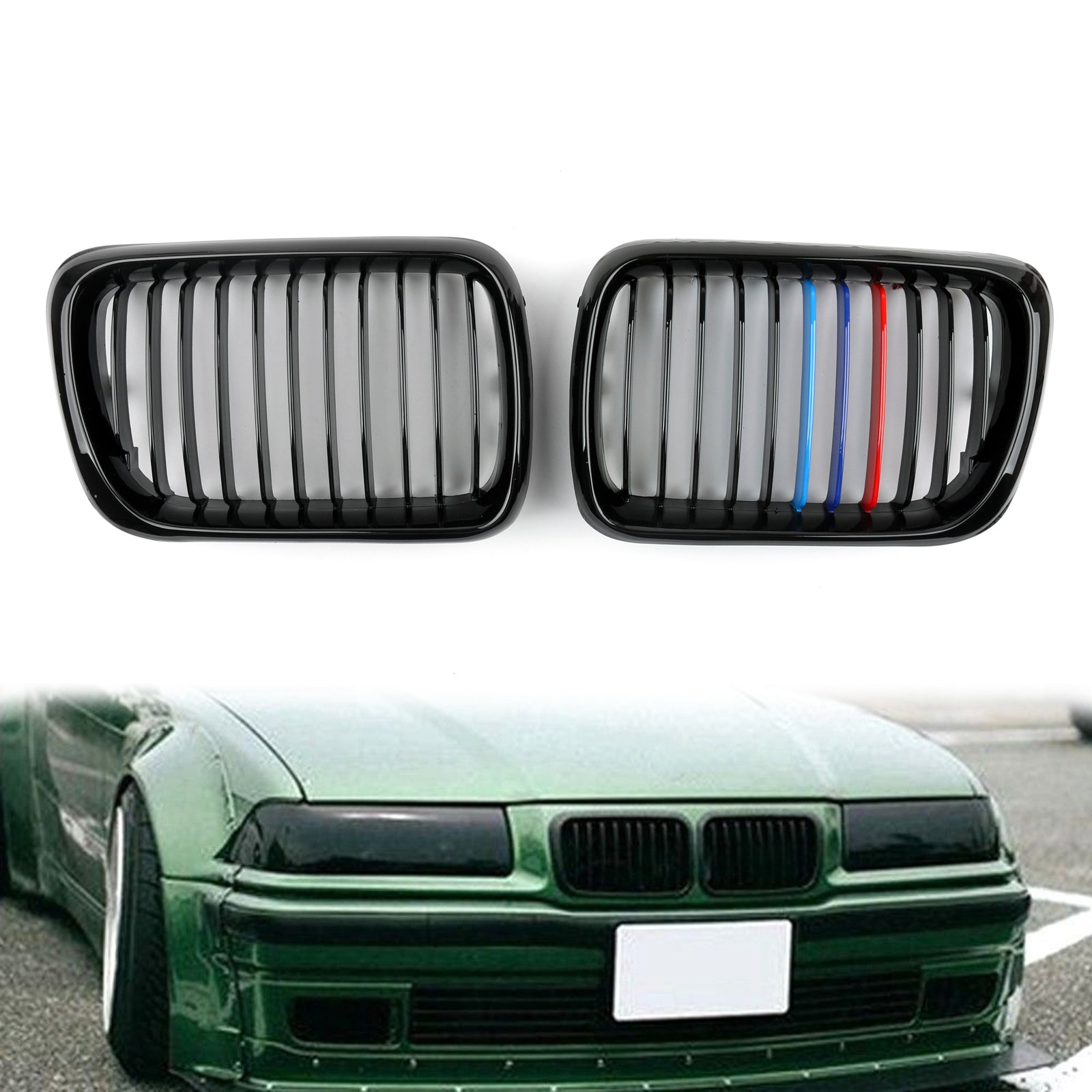 E36 1997-1999 BMW Grille de Crandre prima del compagno noir